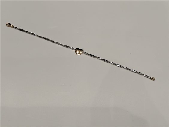 Bracciale Gazzola Donna in Oro bianco BROBCCUOREM9 - BROBCCUOREM9